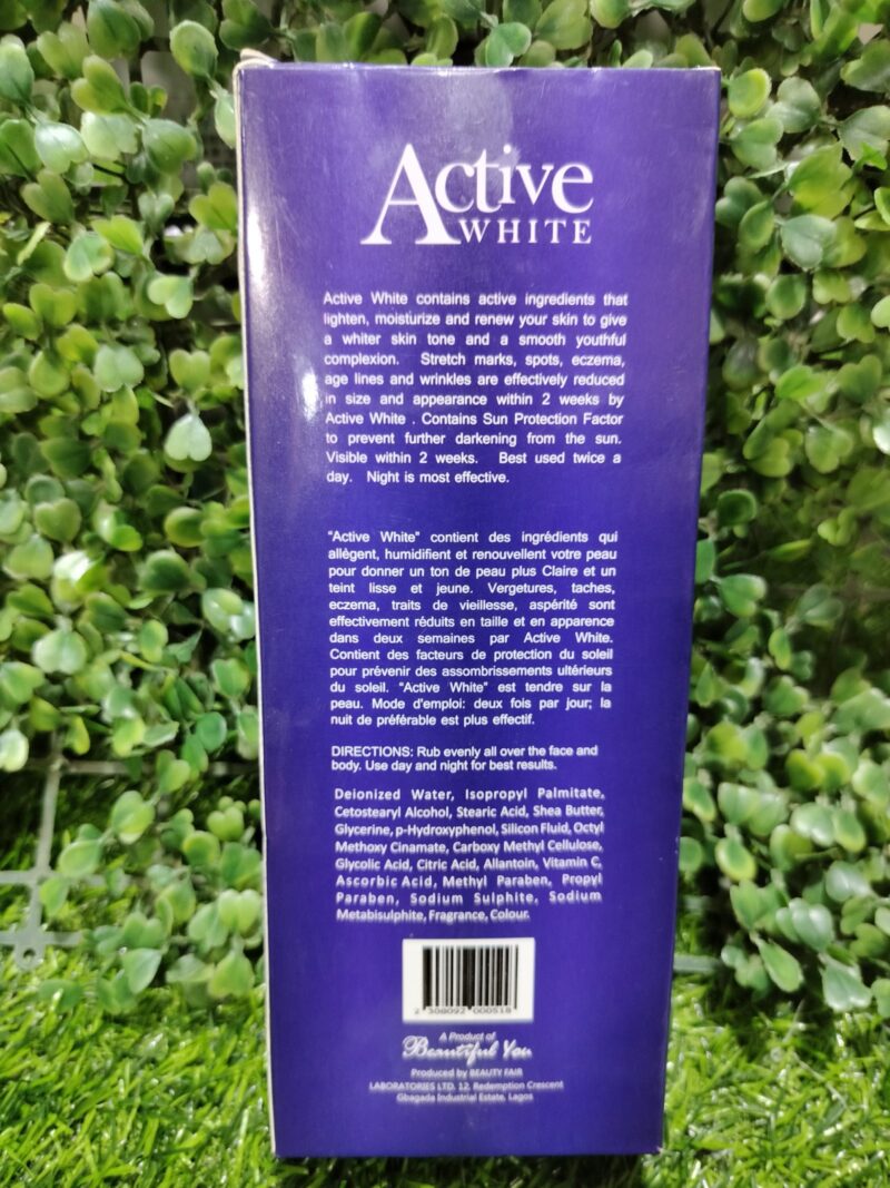 Active White Professional Whitening Lotion. 400ml - Image 2