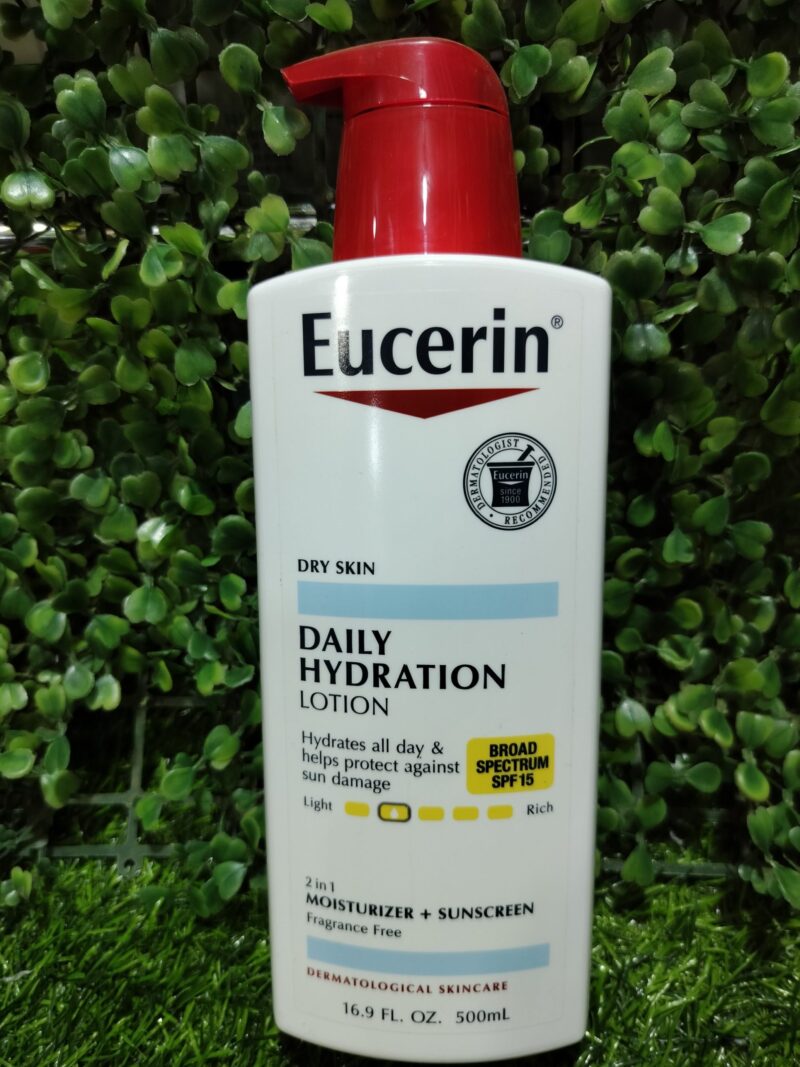 Eucerin Daily hydration Lotion for Dry skin. 500ml