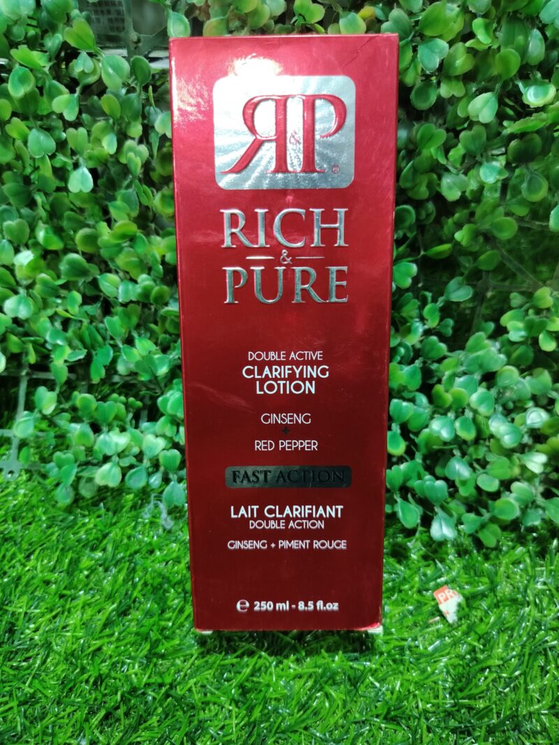 Rich & Pure Clarifying Lotion. 250ml