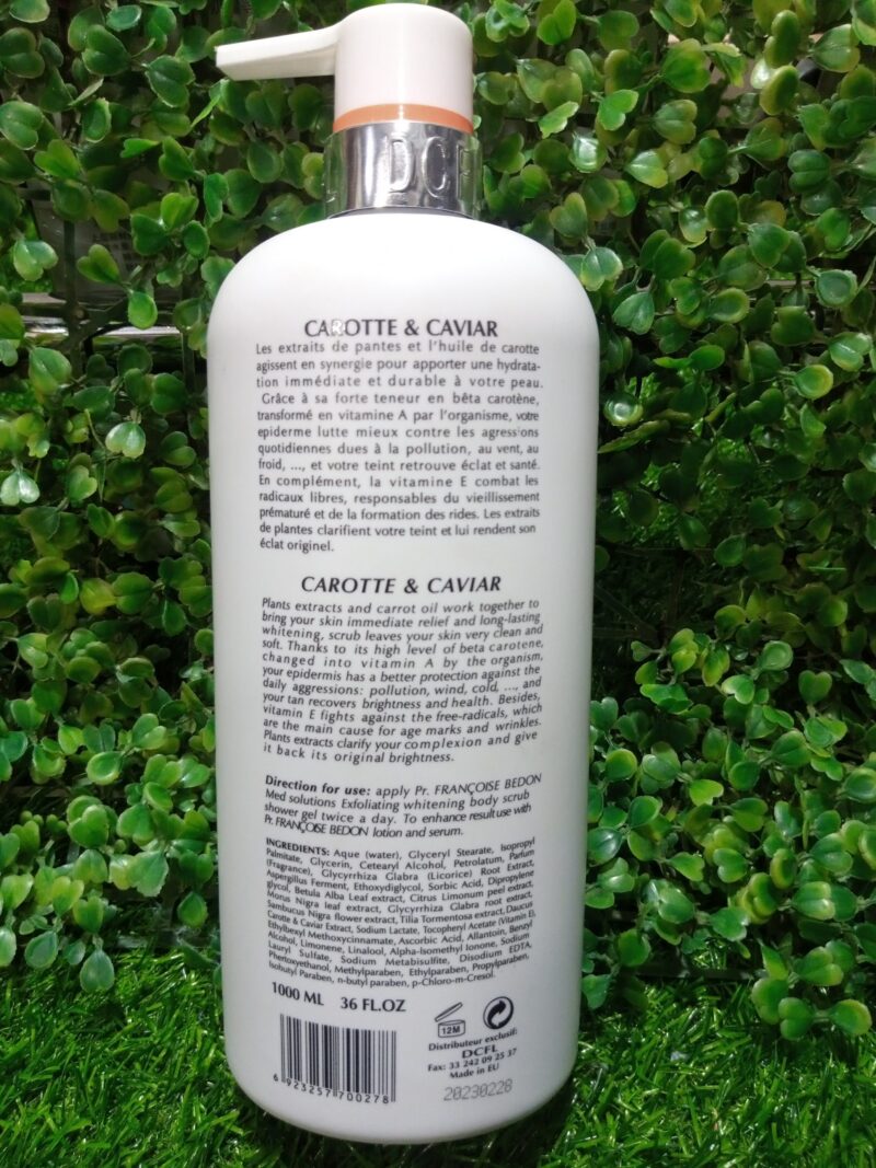 Pr. Francoise Bedon Body scrub shower gel. 1000ml - Image 2