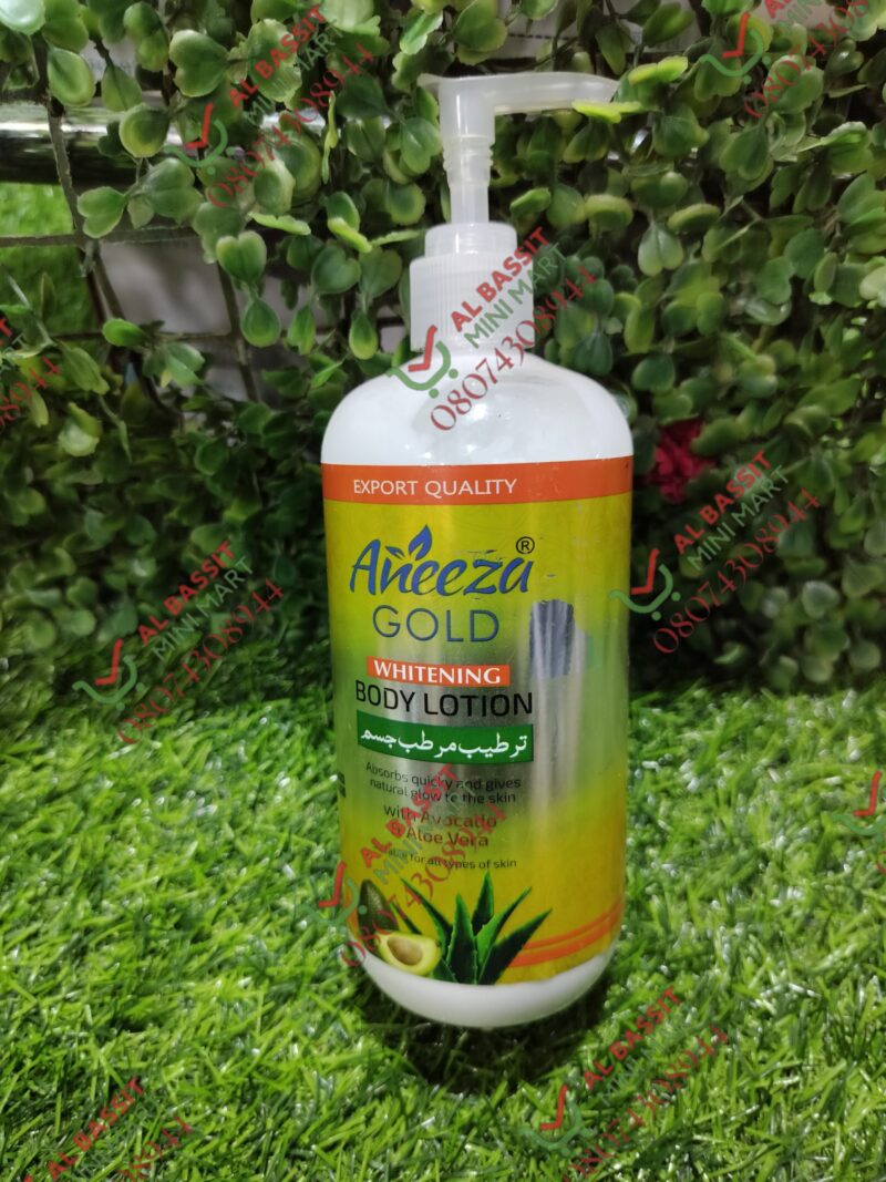 Aneeza Gold Whitening Body Lotion.