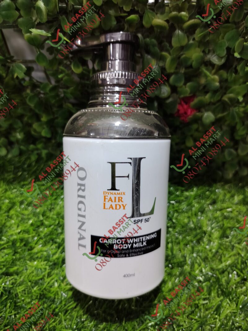 Fair Lady Carrot Whitening Body Milk. 400