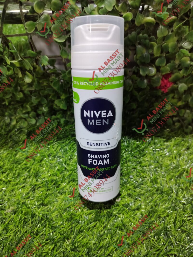 Nivea Men Sensitive Shaving Foam instant protection. 200ml