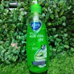 Karis Naturals 99% Aloe Vera Gel sooths hydrates face and body