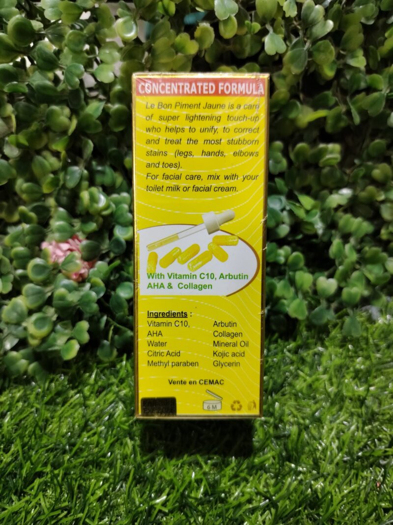 Le Bon Piment Jaune Ultra whitening Concentrated formula. 125ml