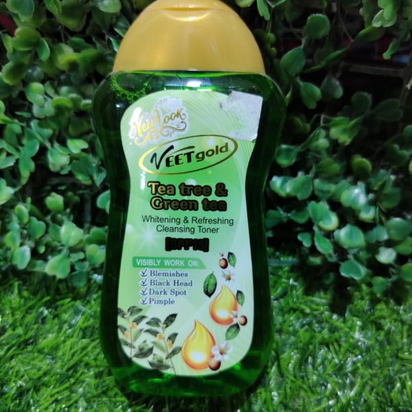 Veetgold Tea tree & Green tea whitening & refreshing Cleansing Toner. 300ml