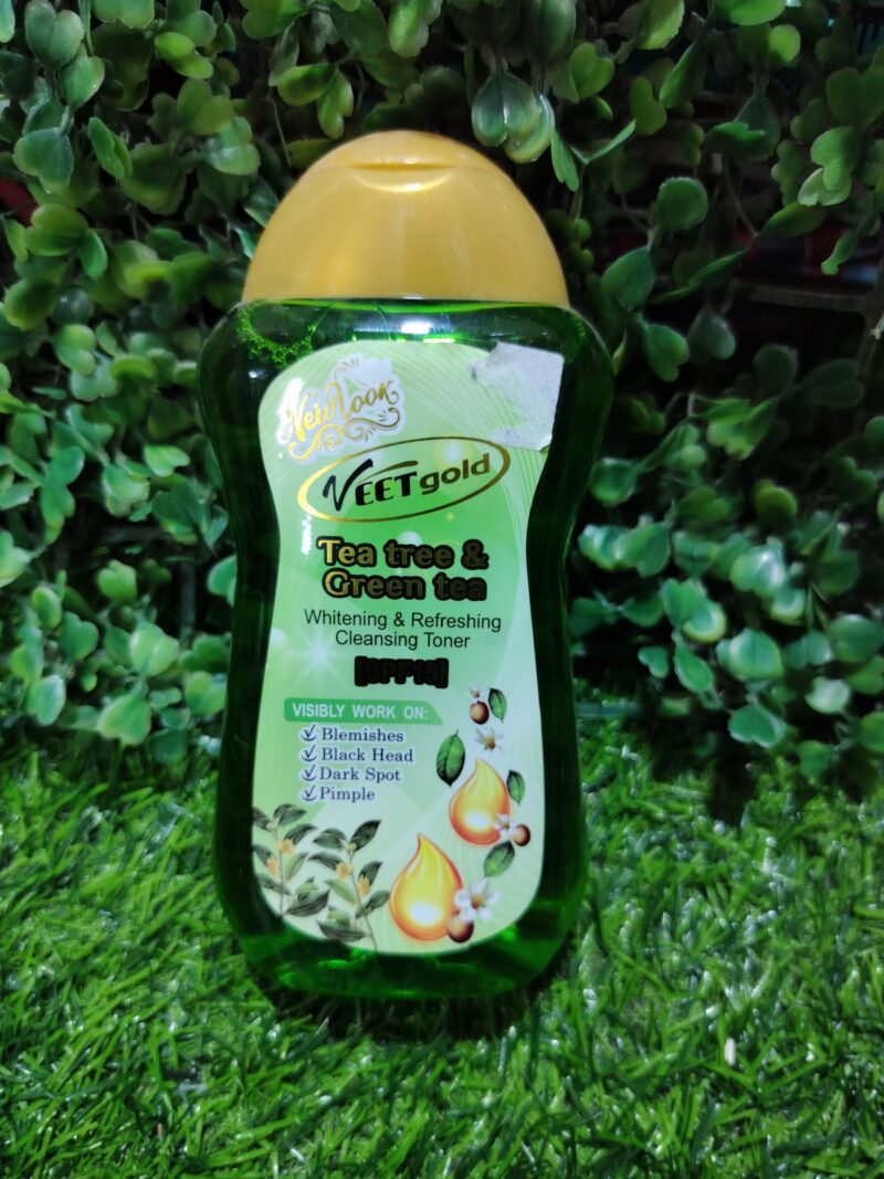 Veetgold Tea tree & Green tea whitening & refreshing Cleansing Toner. 300ml