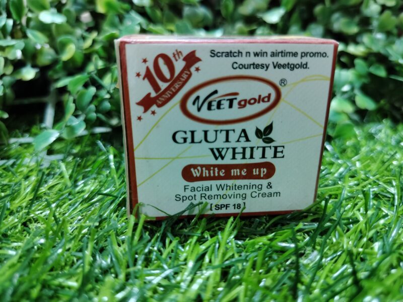 Veetgold Gluta white facial whitening & spot removing cream. 25g