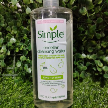 Simple Micellar Cleansing water. 400ml