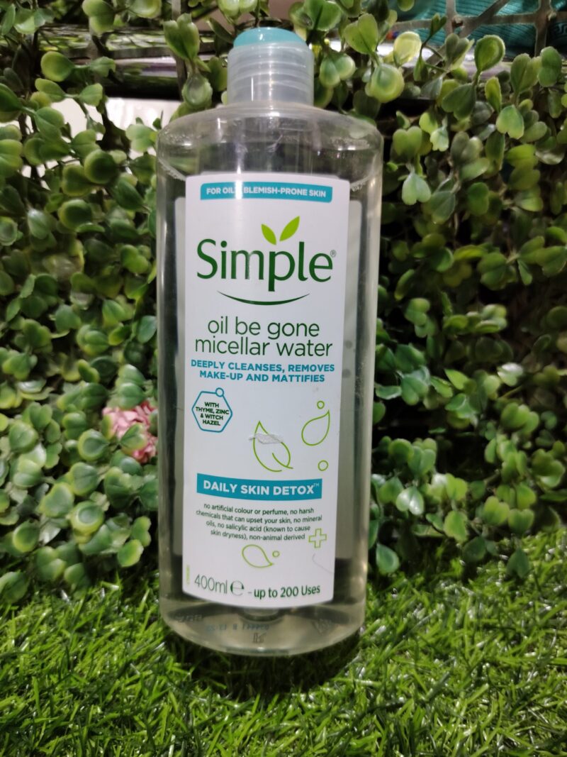 Simple Oil be gone Miceller water. 400ml