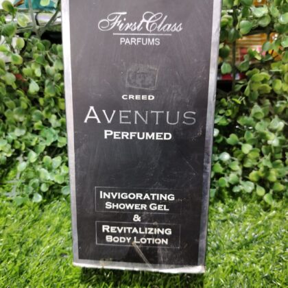 first class: Aventus Creed Perfumes 2 in 1 shower gel.