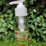 Sunblock Oil skin perfector serum.