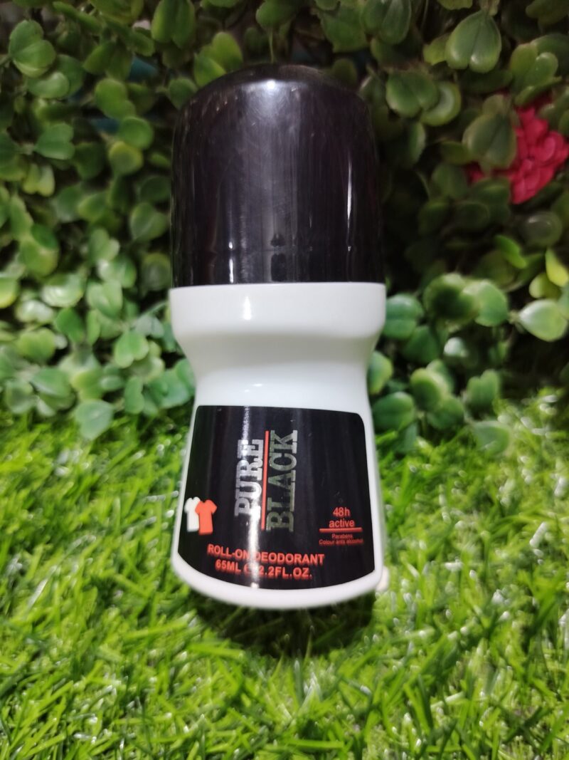 Pure Black Roll-on Deodorant. 60ml