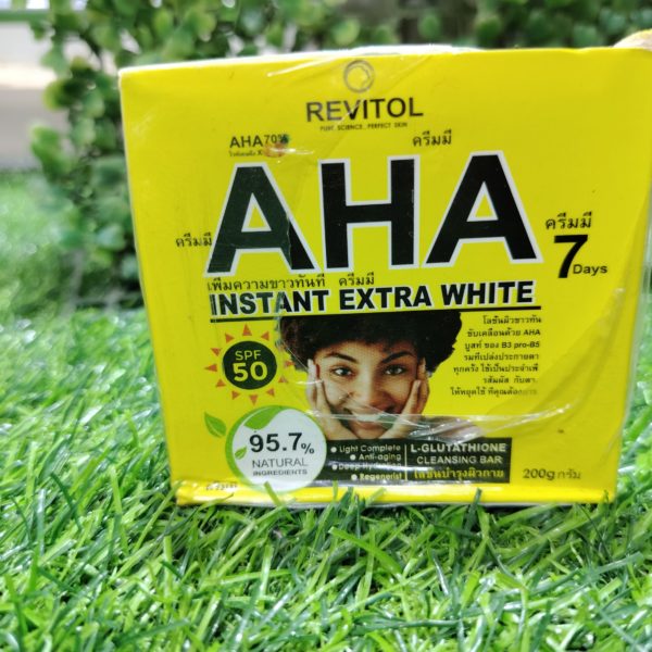 AHA instant extra white cleansing bar. 200g