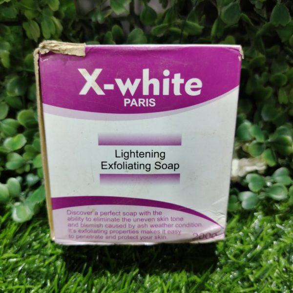 X-white lightening and exfoliating soap. 200g