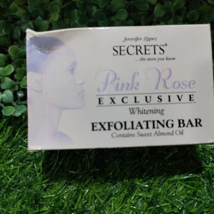 Pink Rose Exclusive Exfoliating Bar soap. 200g