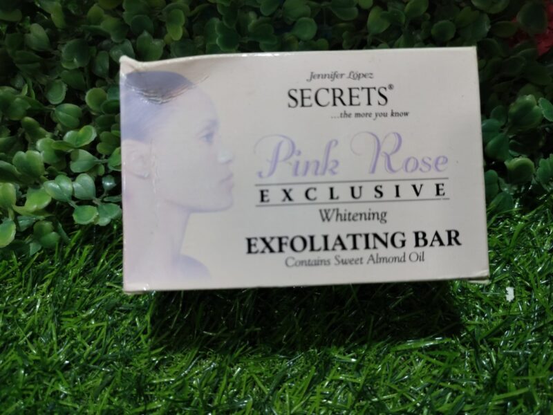 Pink Rose Exclusive Exfoliating Bar soap. 200g