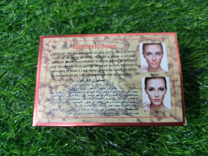 Tumeric Super Whitening & Anti-aging soap. 135g - Image 2