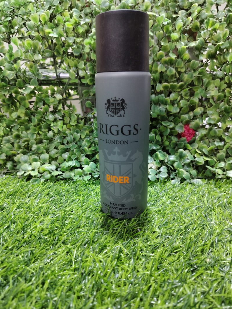 Riggs Rider London Men Deodorant body spray. 250ml