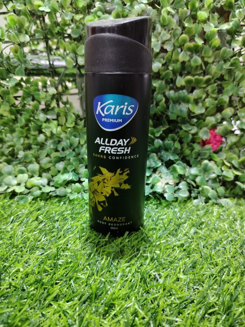 Karis amazing 24hrs deodorant. 200ml