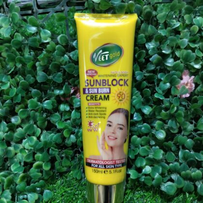 Veet gold sun block cream. 150ml