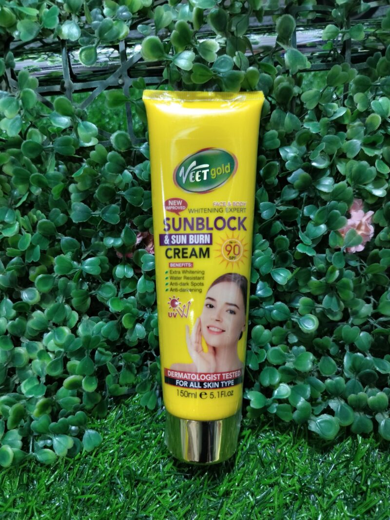 Veet gold sun block cream. 150ml