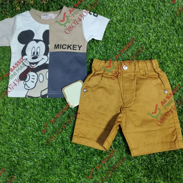 Micky mouse Top and Shorts Collections for boys
