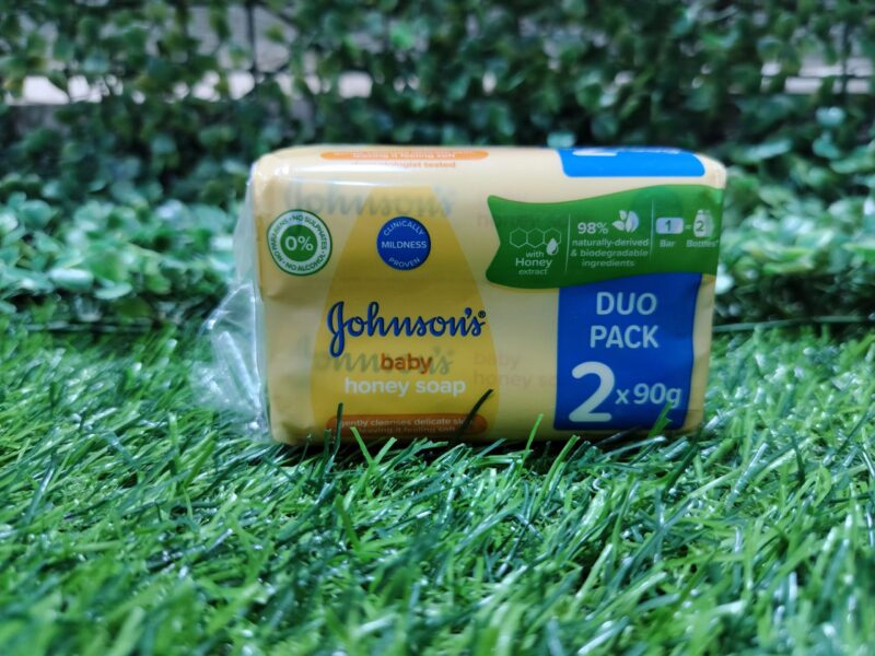 Johnson's baby honey soap. Duo pack (2×90g) - Image 2
