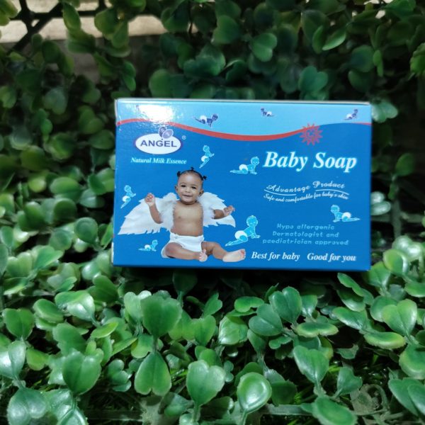 Angel Baby soap with natural milk essence. 80g