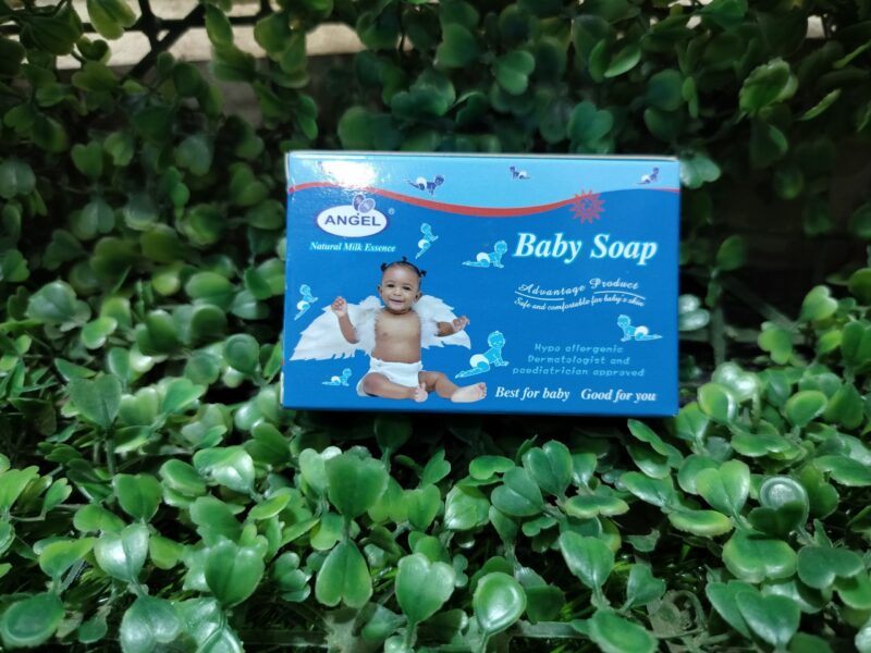 Angel Baby soap with natural milk essence. 80g
