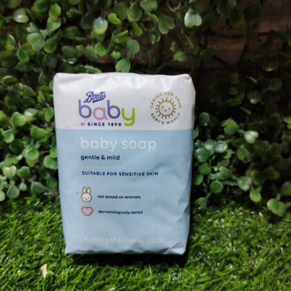 Boots Baby soap for sensitive skin. (4×100g)