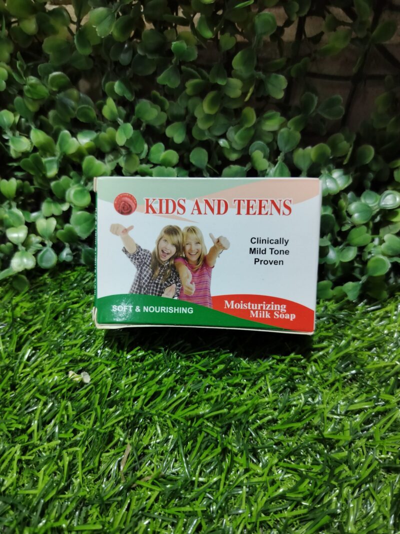Kids and Teens soft and nourishing moisturizing milk soap. 100g