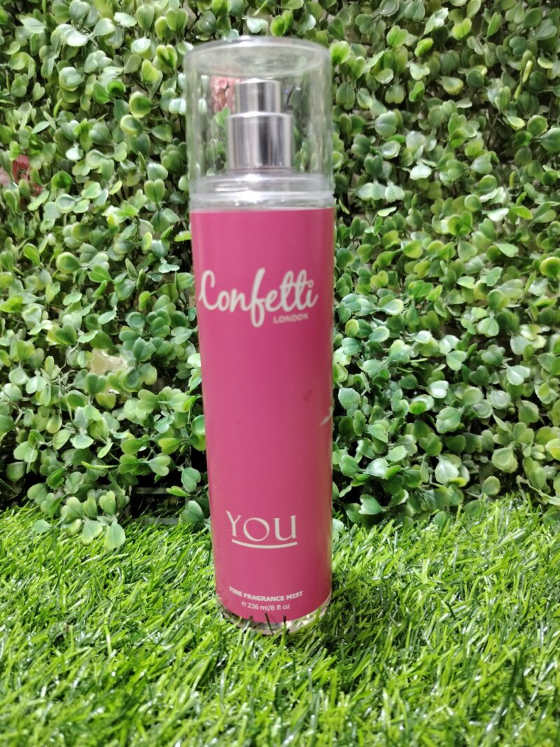 Confetti London fine fragrance mist. 236ml