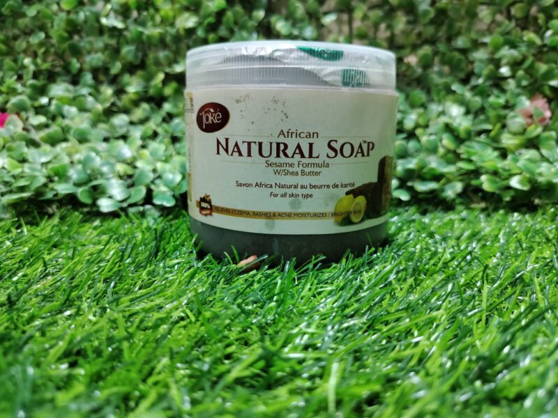 Toke African natural soap sesame formula. 400g