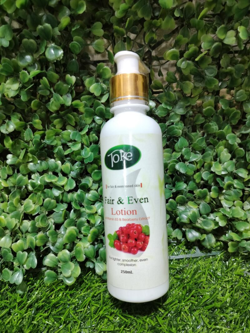Toke fair & even lotion. 250ml