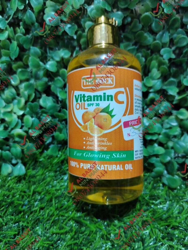 The Rock Vitamin C Oil for Glowing Skin. 250ml