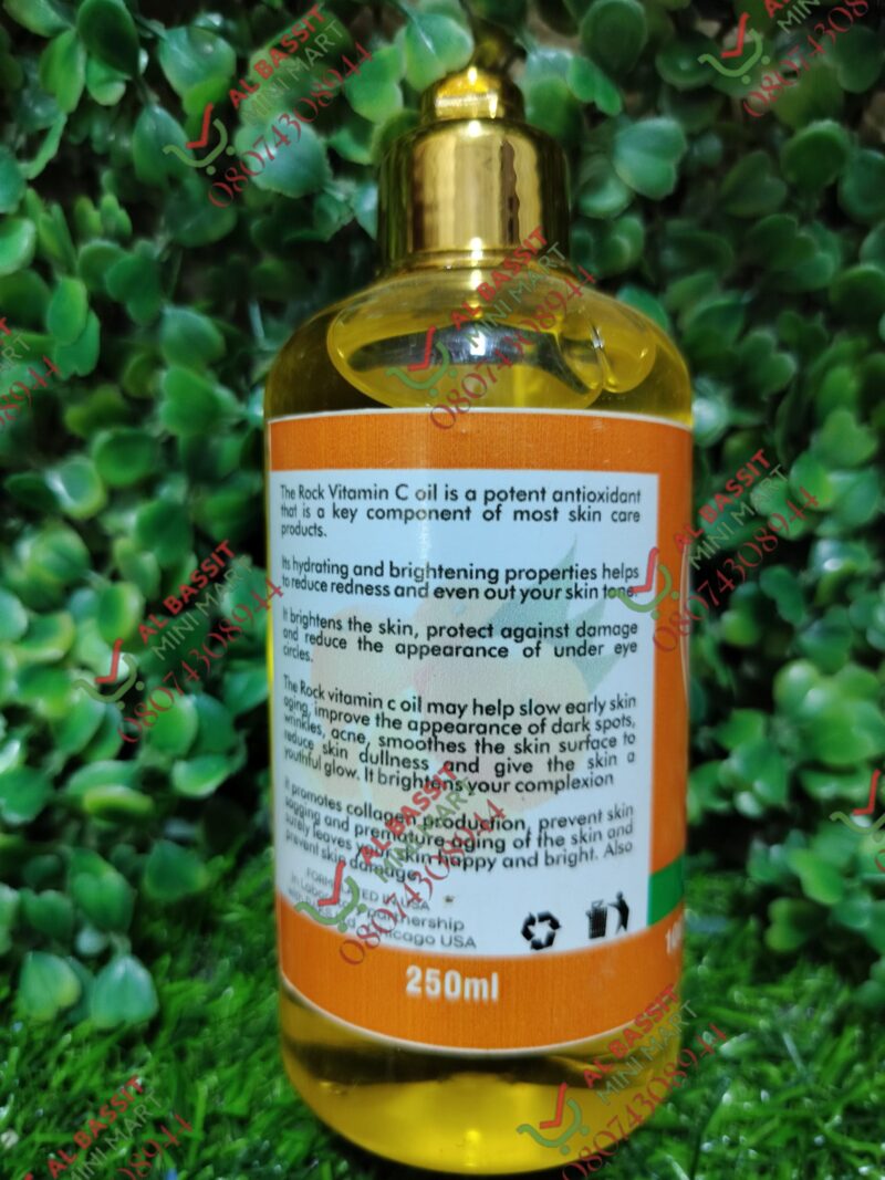 The Rock Vitamin C Oil for Glowing Skin. 250ml - Image 2