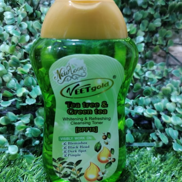 Veet gold Tea tree & green tea. cleansing toner 300ml