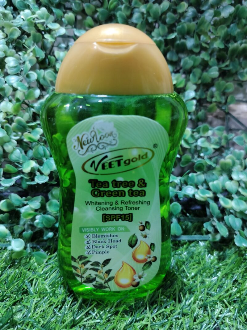 Veet gold Tea tree & green tea. cleansing toner 300ml