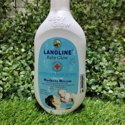 LANOLINE baby Glow almond and neem oil Gel Wash. 1000ml