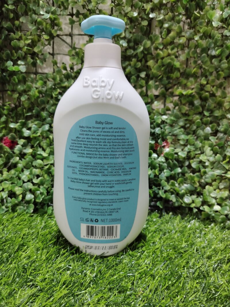 LANOLINE baby Glow almond and neem oil Gel Wash. 1000ml - Image 2