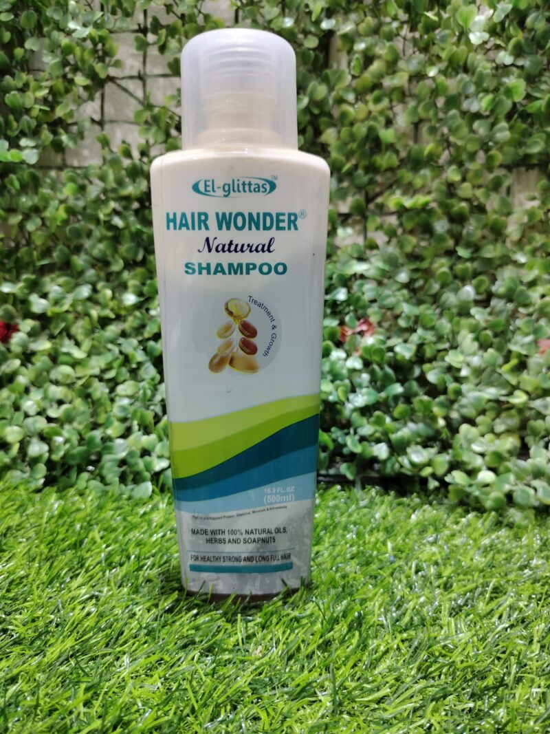 El-glitters Hair Wonder Natural Shampoo. 500ml