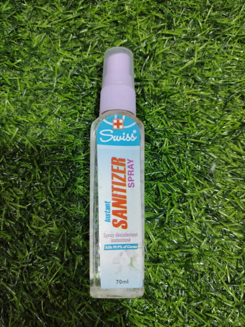 Swiss Instant Spray Sanitizer. 70ml