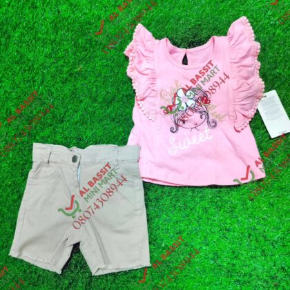 Econo Top and Shorts Turkey Wears for Girls