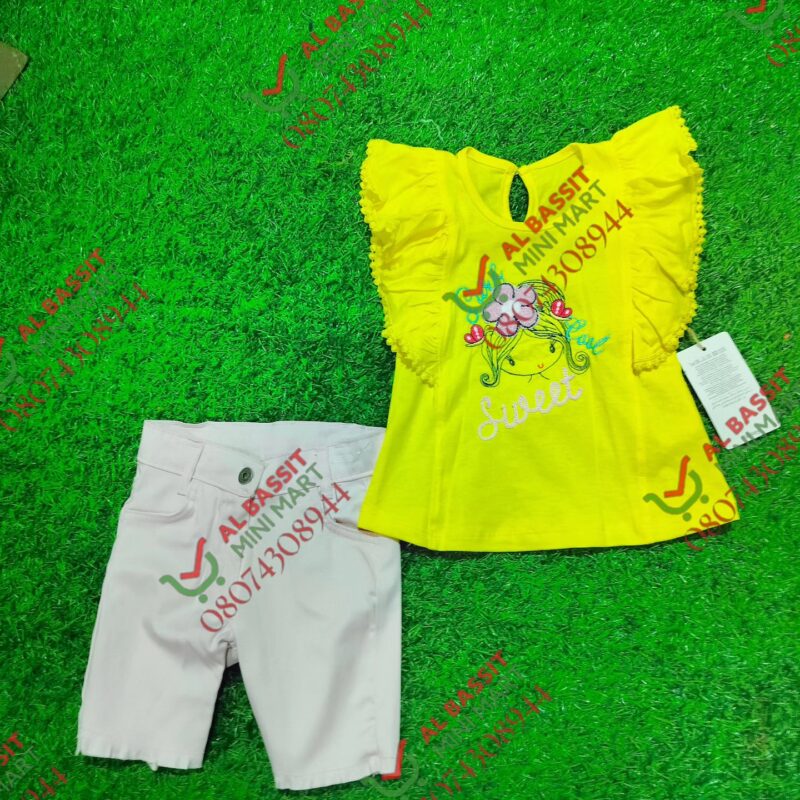 Econo Top and Shorts Turkey Wears for Girls - Image 2