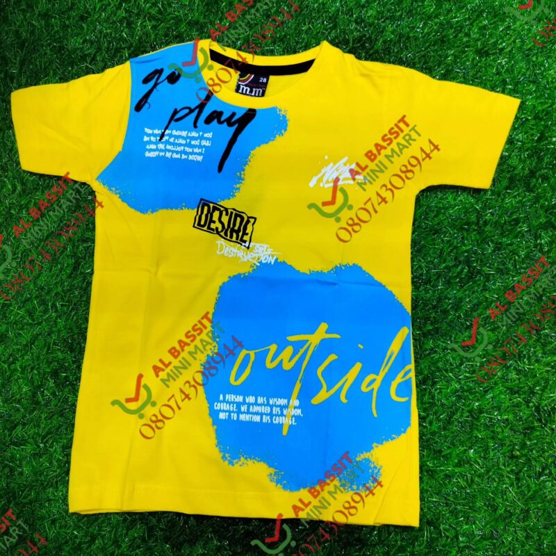 M.M Boys Round Neck T.shirt - Image 3