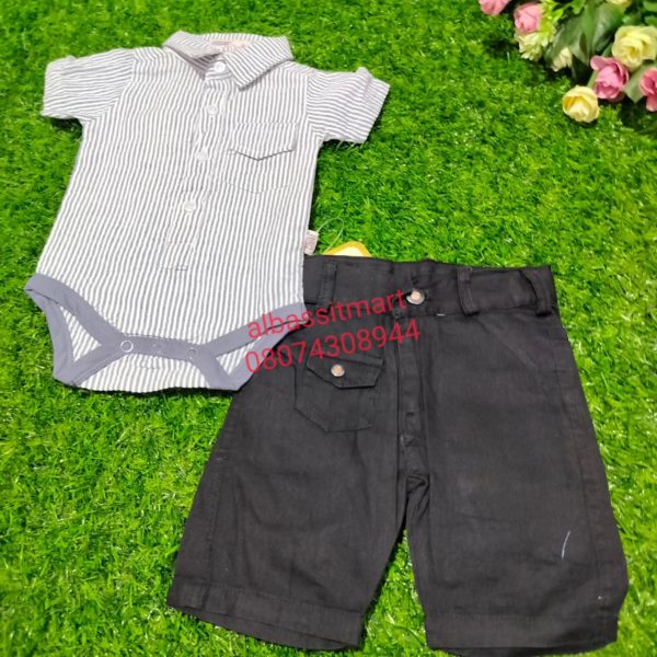 Smart Kids 2pcs Romper and for Baby Boys