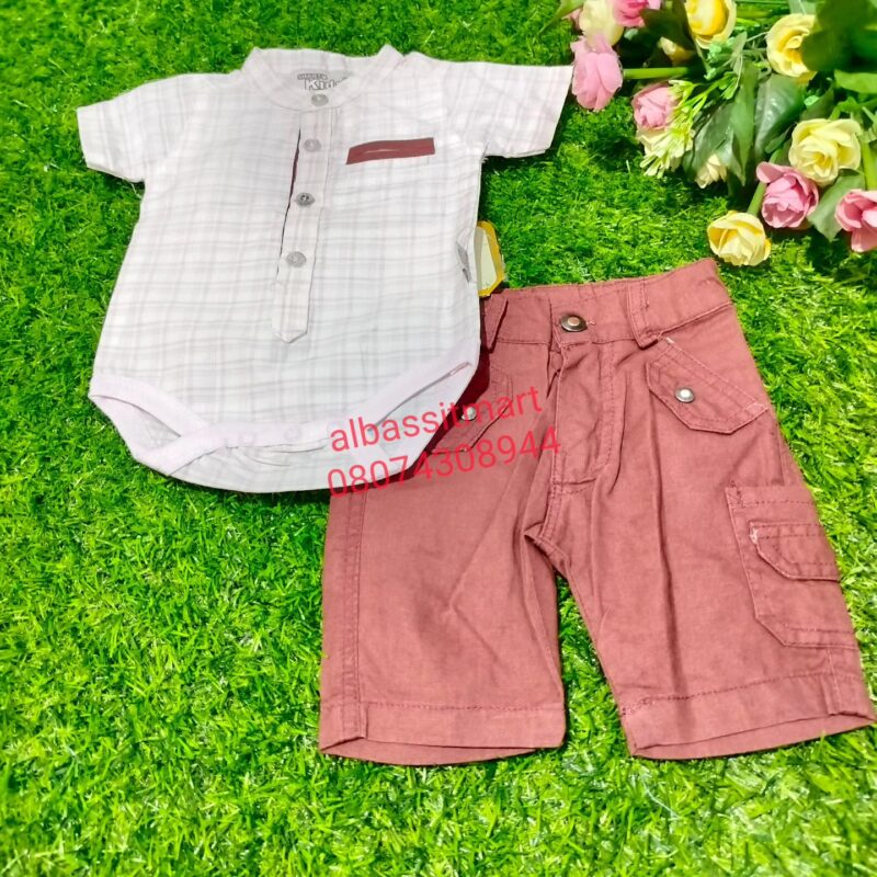 Smart Kids 2pcs Romper and for Baby Boys - Image 6