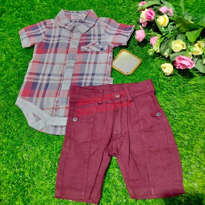 Smart Kids 2pcs Romper and for Baby Boys - Image 7