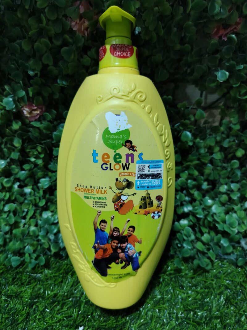 Eden Mama's Super teens Glow Shower Milk with Shea Butter -1000ml
